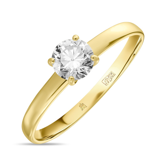 Кольцо с фианитом