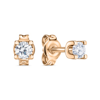 Серьги с бриллиантами - фото 1