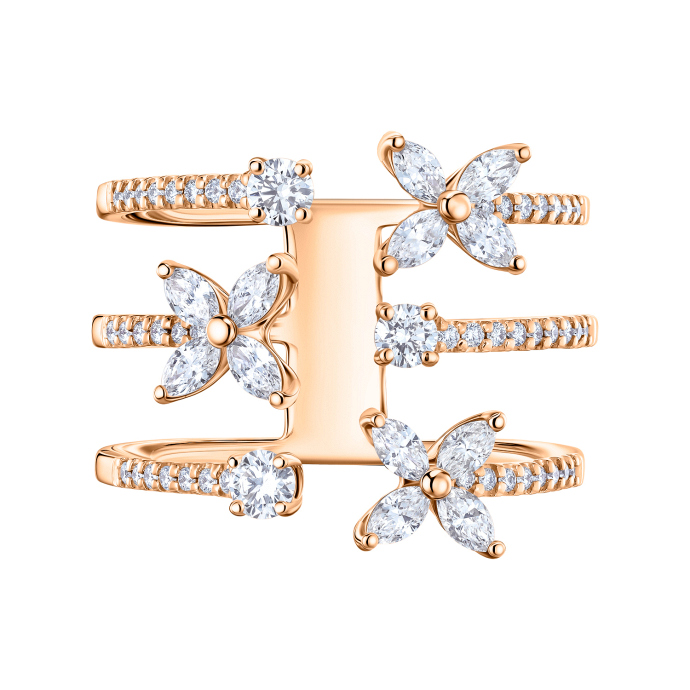 Кольцо с бриллиантами - фото 3 Кольцо с бриллиантами - фото 3