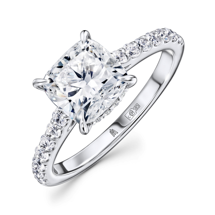 Кольцо с бриллиантом - фото 1