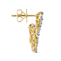 Серьги с бриллиантами - фото 2 Серьги с бриллиантами - фото 2