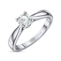 Кольцо с бриллиантом - фото 1