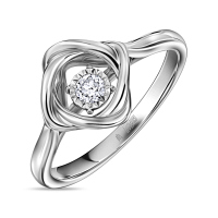 Кольцо с бриллиантом - фото 2