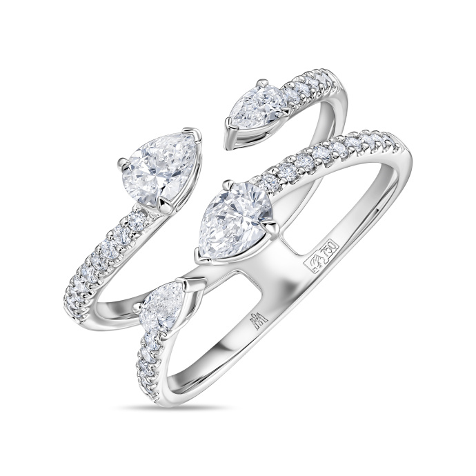 Кольцо с бриллиантами - фото 1 Кольцо с бриллиантами - фото 1