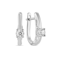 Серьги с бриллиантами - фото 1