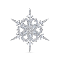 Брошь с бриллиантом - фото 1