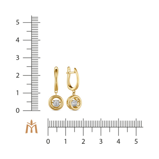 Серьги с бриллиантами