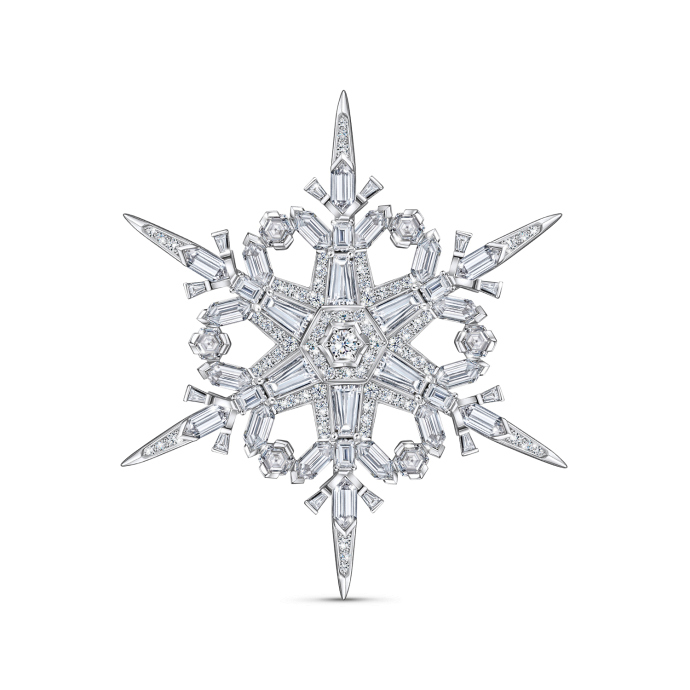 Брошь с бриллиантом - фото 1