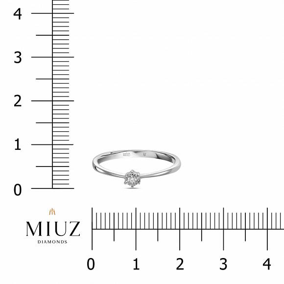 Кольцо с бриллиантом R178-IGR-23264-0.03T - Фото 2