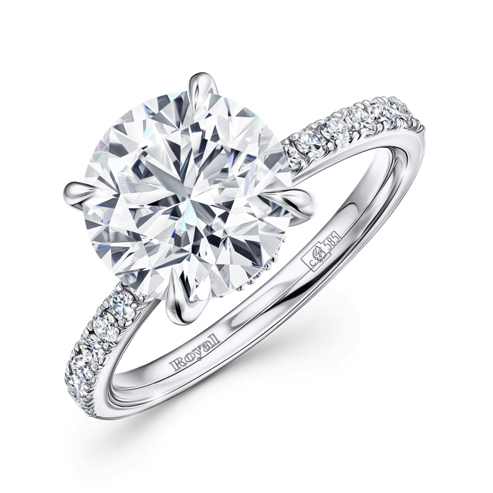 Кольцо с бриллиантами - фото 1