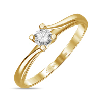 Кольцо с бриллиантом - фото 1 Кольцо с бриллиантом - фото 1