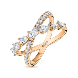 Кольцо с бриллиантами