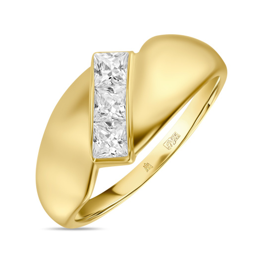 Кольцо с фианитами