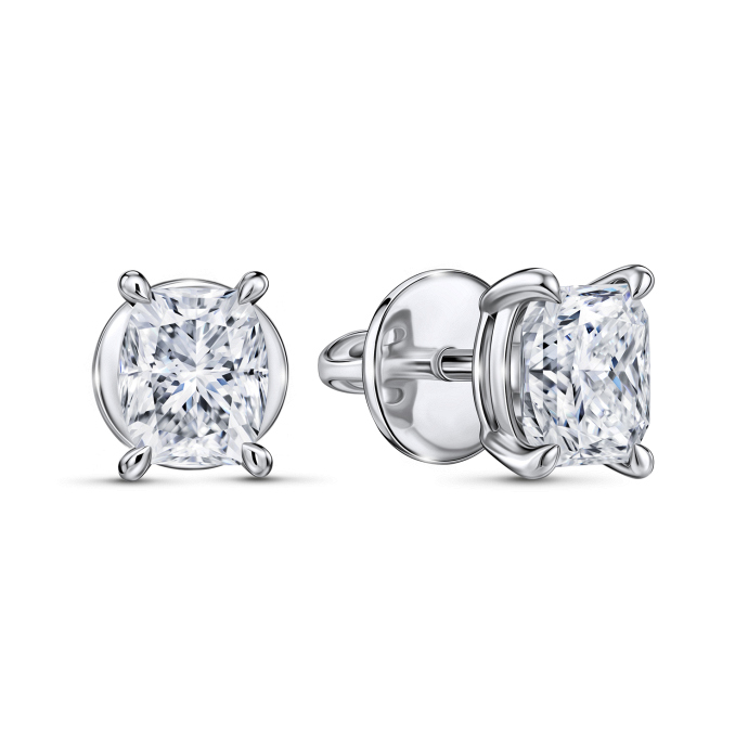 Серьги с бриллиантами - фото 1