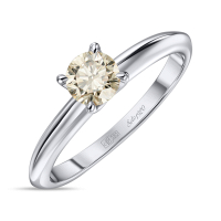 Кольцо с бриллиантом - фото 1