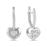 Серьги с бриллиантами - фото 1