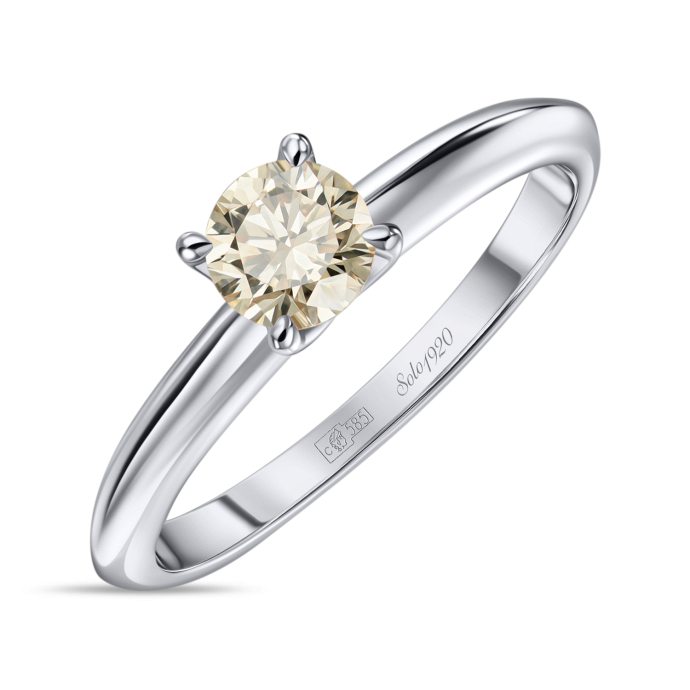 Кольцо с бриллиантом - фото 1