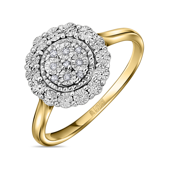 Кольцо с бриллиантами - фото 1