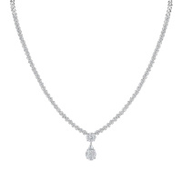 Колье с бриллиантами - фото 1