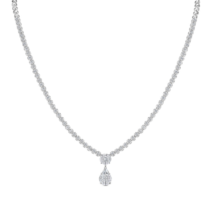 Колье с бриллиантами - фото 1