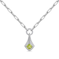 Колье с перидотом и бриллиантами - фото 1 Колье с перидотом и бриллиантами - фото 1