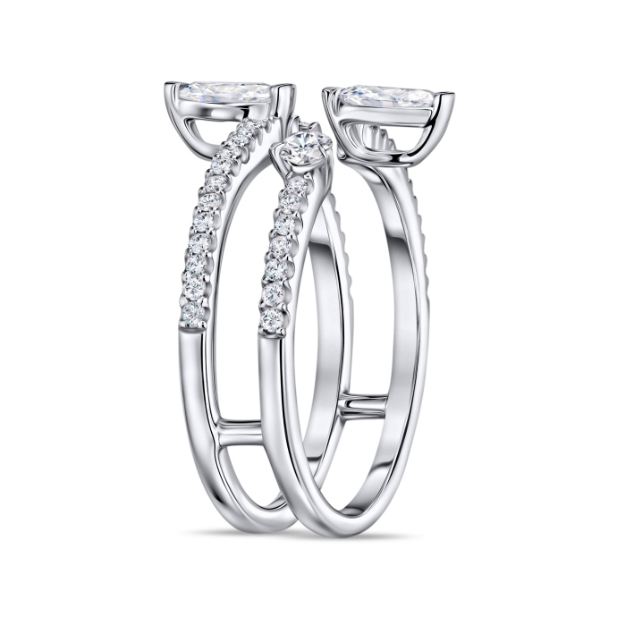 Кольцо с бриллиантами - фото 2