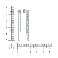 Серьги с бриллиантами - фото 2 Серьги с бриллиантами - фото 2