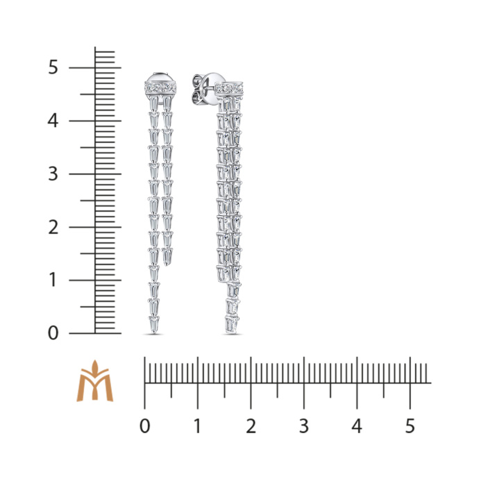 Серьги с бриллиантами - фото 2 Серьги с бриллиантами - фото 2