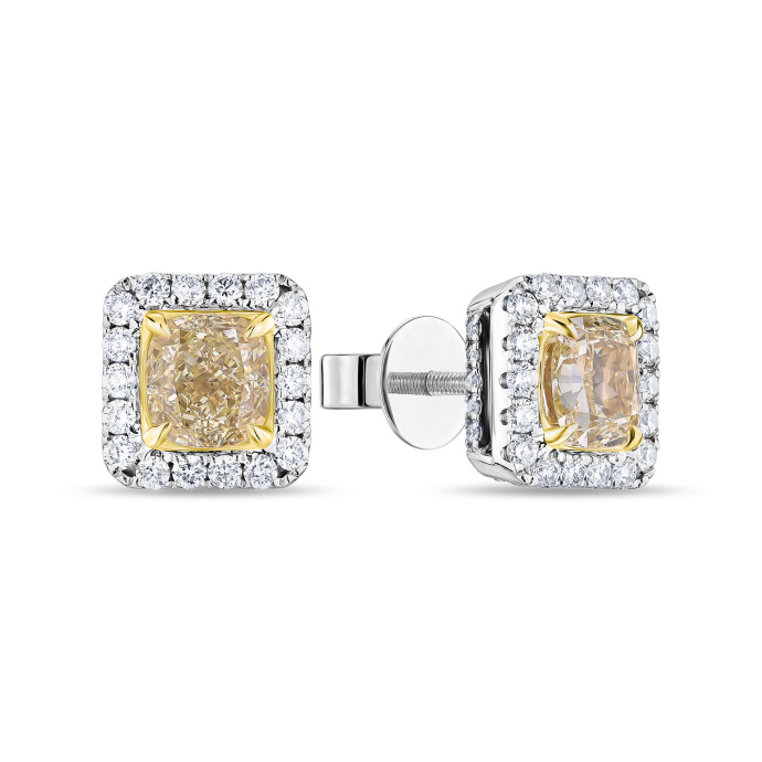 Серьги с бриллиантами - фото 1