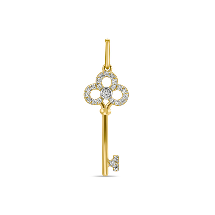 Подвеска с фианитами - фото 1 Подвеска с фианитами - фото 1