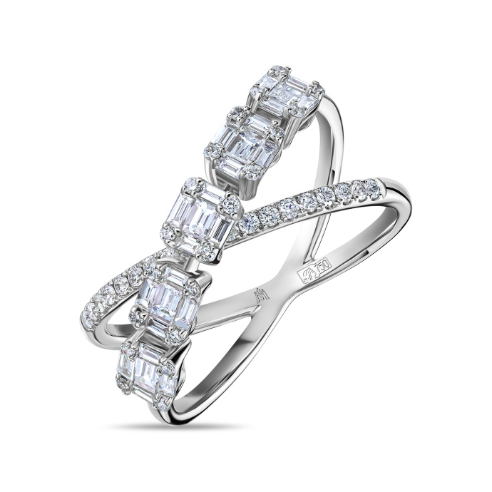 Кольцо с бриллиантами - фото 1