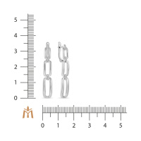 Серьги с фианитами - фото 2