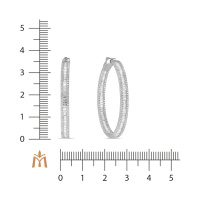 Серьги с бриллиантами - фото 3