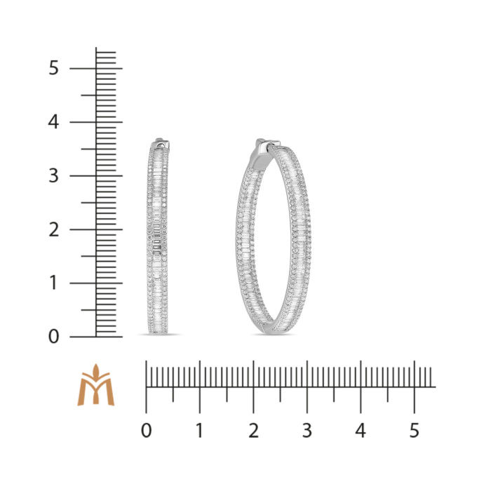 Серьги с бриллиантами - фото 3