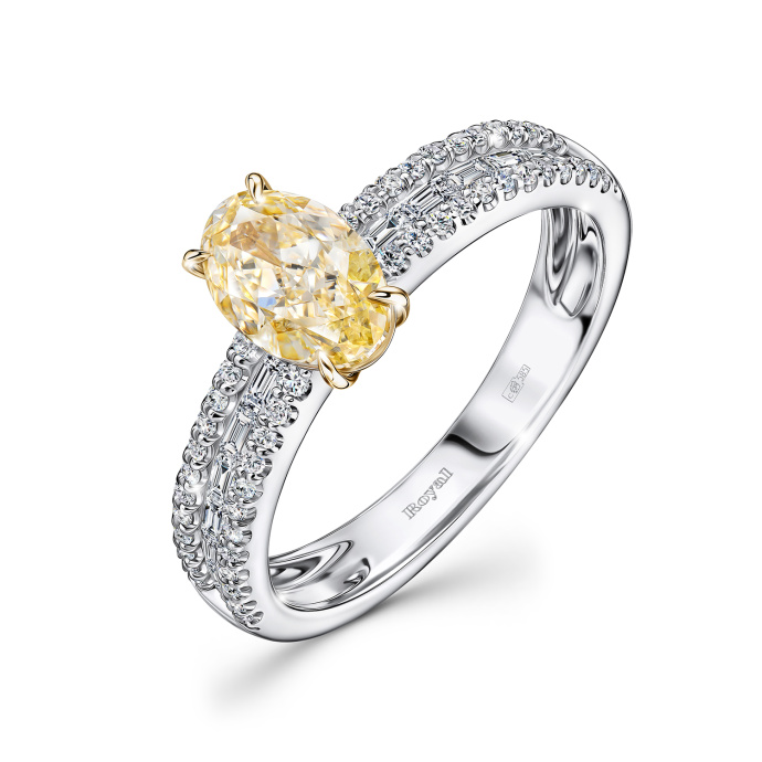 Кольцо с бриллиантами - фото 1