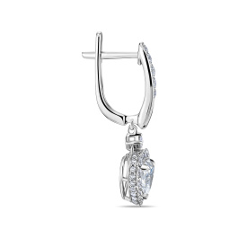 Серьги с бриллиантом