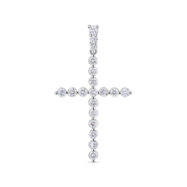 Крест с бриллиантом