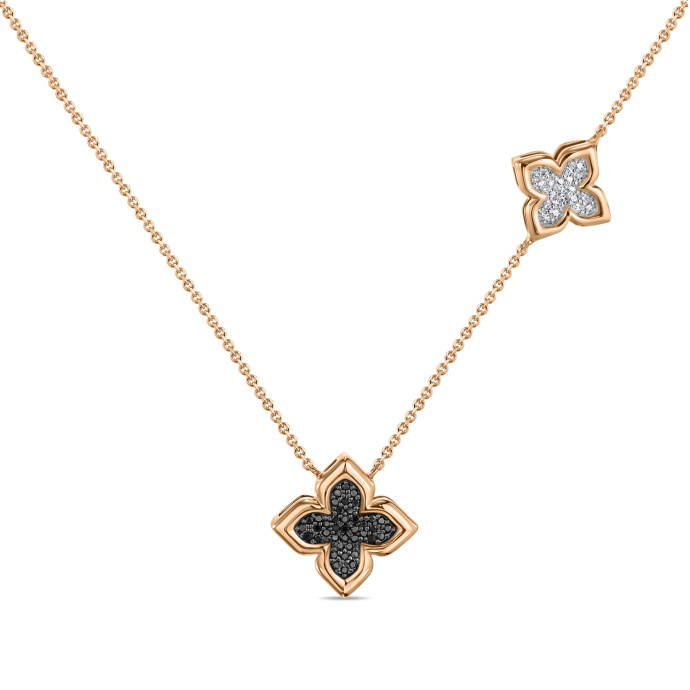 Колье с бриллиантами и облагороженными бриллиантами - фото 1