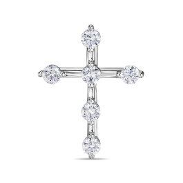 Крест с бриллиантом