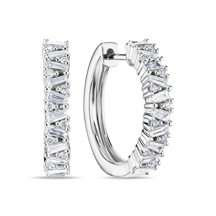 Серьги с бриллиантами - фото 1 Серьги с бриллиантами - фото 1