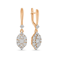 Серьги с бриллиантами - фото 1