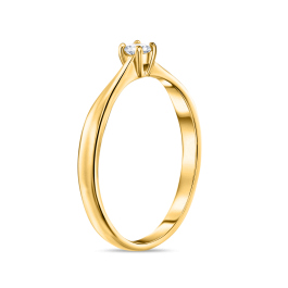 Кольцо с бриллиантом