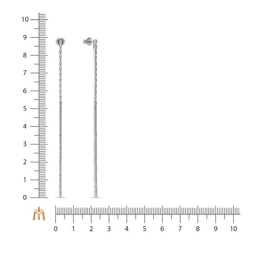 Серьги с бриллиантами