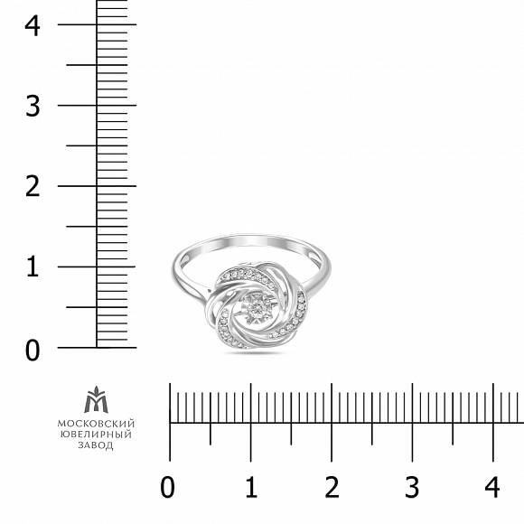 Кольцо с бриллиантами R178-R-6 - Фото 2