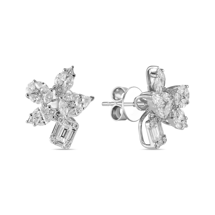 Серьги с бриллиантами - фото 1 Серьги с бриллиантами - фото 1