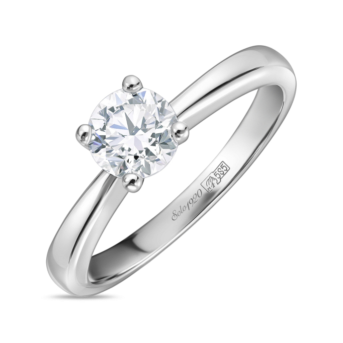 Кольцо с бриллиантом - фото 1