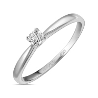 Кольцо с бриллиантом - фото 1 Кольцо с бриллиантом - фото 1