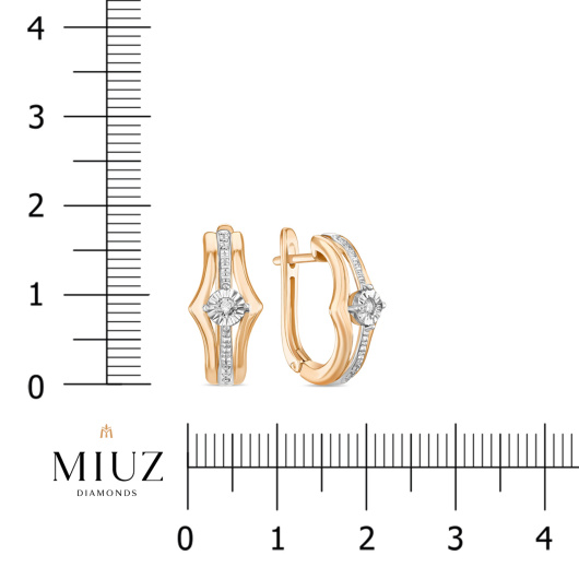 Серьги с бриллиантами