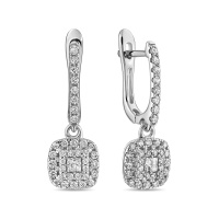 Серьги с бриллиантом - фото 1 Серьги с бриллиантом - фото 1