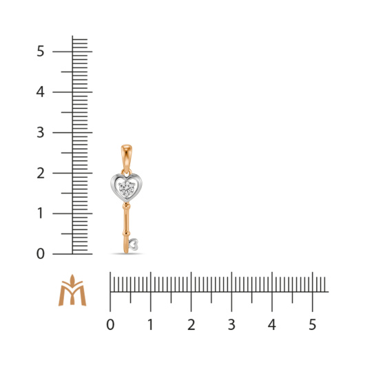 Подвеска с фианитом